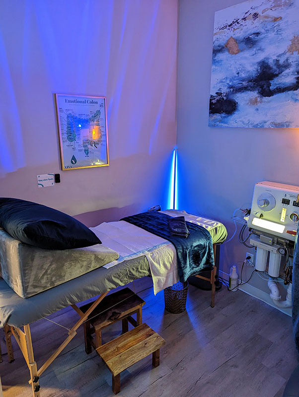 Colon Hydrotherapy Room at VIVA Wellness