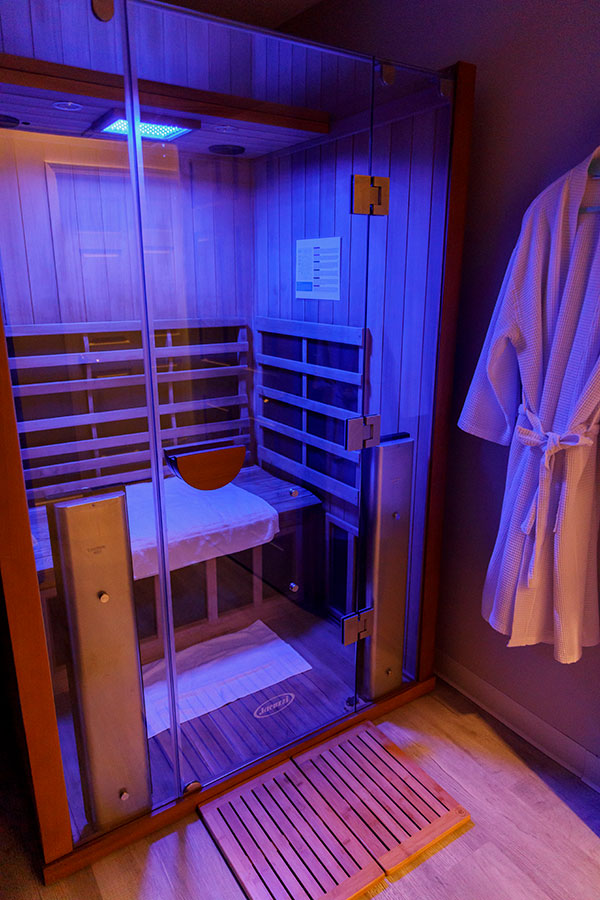 Infrared Sauna at VIVA Wellness